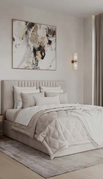 Пространство мечты. Дизайн и ремонт квартиры 71м2 ЖК Филисити в неоклассике. Спальня, фото 02