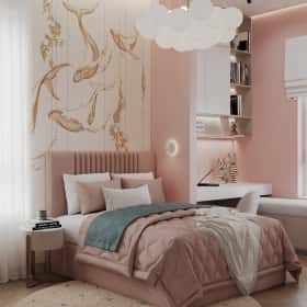 Фотографии детских. Удобство со вкусом. Дизайн и ремонт квартиры 88м2 ЖК Вереск в современной классике. Детская.