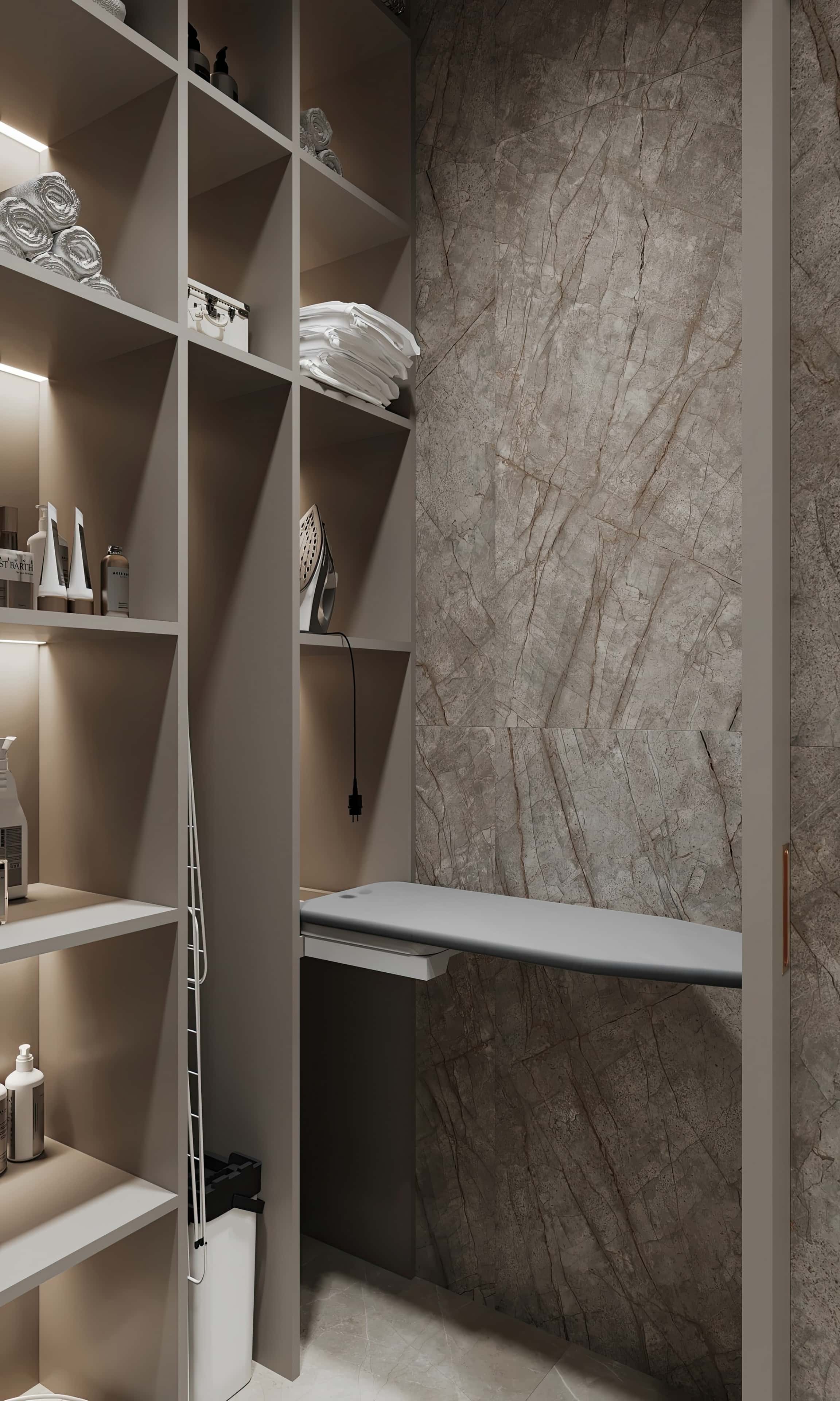 Оформление интерьера санузла. Фото № 81165.