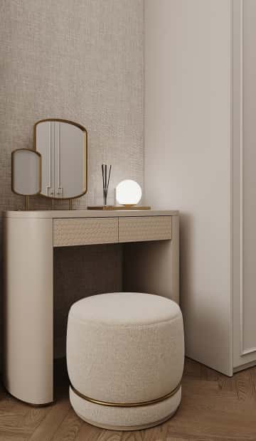 Классика с сердцем. Дизайн и ремонт квартиры 65м2 в ЖК Режиссёр в неоклассическом стиле. Спальня, фото 02