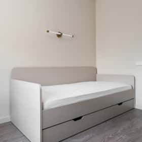 Деликатная классика. Дизайн и ремонт квартиры 65м2 в ЖК Кронштадтский 9 в современном классическом стиле. Кабинет, фото 03