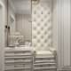 Простой, прямоугольный белоснежный шкаф для ванной комнаты. Дизайн и ремонт квартиры в ЖК «Вандер Парк» — Назад в будущее. Фото 01