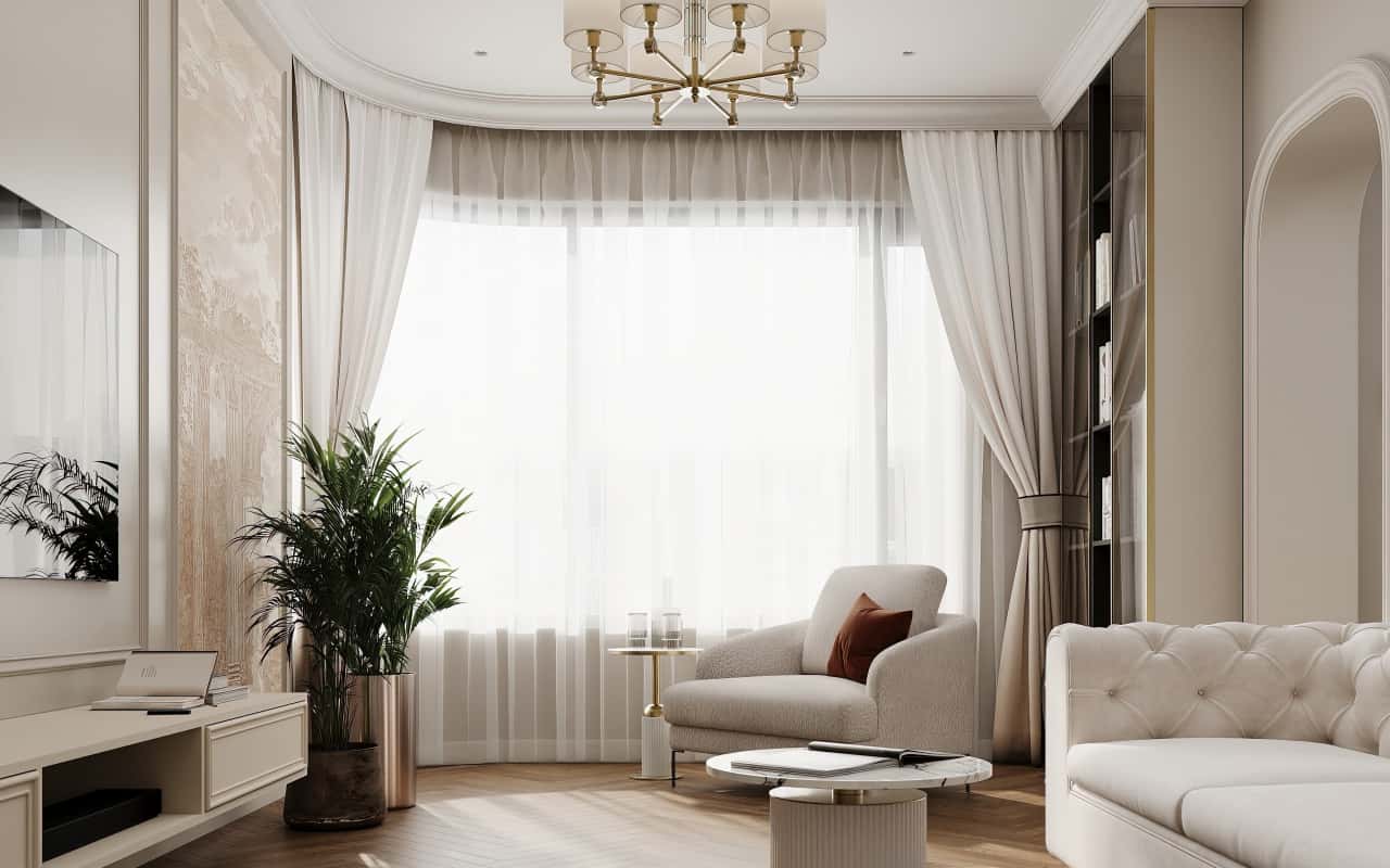 Дизайн и ремонт квартиры в ЖК Режиссёр — Классика с сердцем