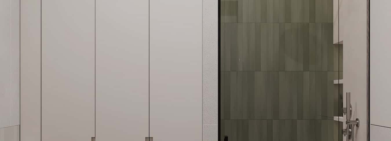 Фотографии квартир. Скандинавский акцент. Дизайн и ремонт квартиры 95м2 ЖК Садовые кварталы в современном стиле. Гостевой санузел.