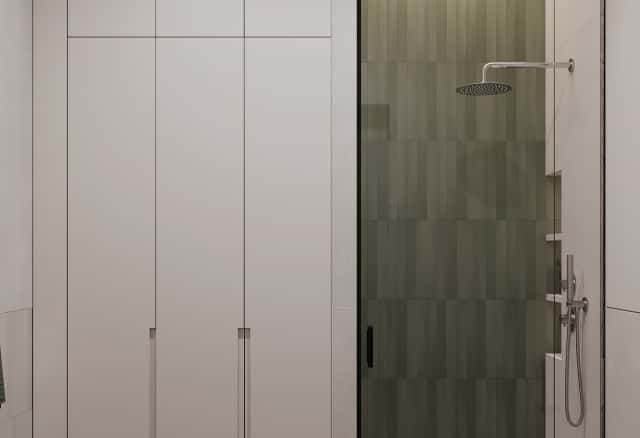 Фотографии санузлов. Скандинавский акцент. Дизайн и ремонт квартиры 95м2 ЖК Садовые кварталы в современном стиле. Гостевой санузел.