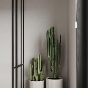 Скандинавский акцент. Дизайн и ремонт квартиры 95м2 ЖК Садовые кварталы в современном стиле. Лоджия, фото 01