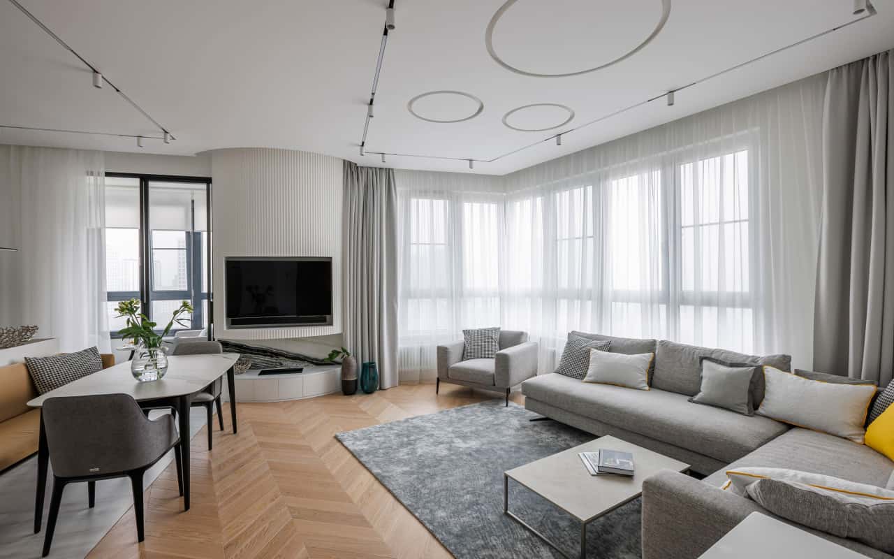 Дизайн и ремонт квартиры в ЖК «Сердце столицы» — На берегу реки