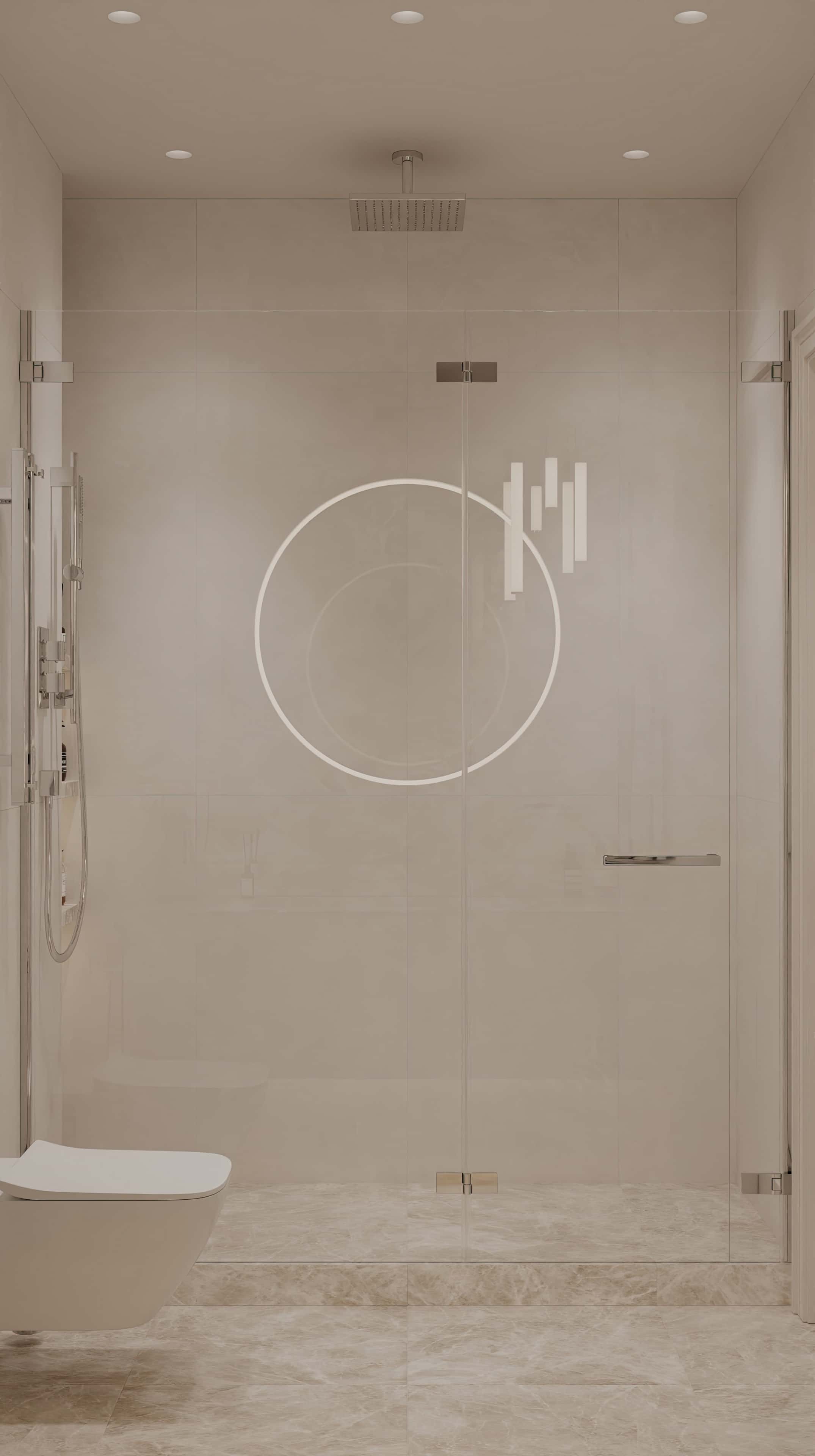 Оформление интерьера санузла. Фото № 81041.