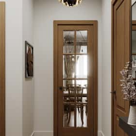 Песня в стиле кантри. Дизайн и ремонт квартиры 53м2 ЖК Вдохновение. Прихожая, фото 01