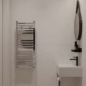 Алгоритм комфорта. Дизайн и ремонт квартиры 64м2 ЖК Дом Достижение в неоклассике. Постирочная, фото 02