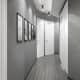 Зеркало в стальной раме с заклёпками. Дизайн и ремонт квартиры в Павшино — Космическое путешествие. Фото 02