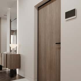 Цвета природы. Дизайн и ремонт квартиры 110м2 в ЖК Wow в современном стиле. Прихожая, фото 02