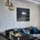 Ванная комната выполнена из мрамора с серыми прожилками. Дизайн и ремонт квартиры в ЖК «Альбатрос» — Литературный минимализм. Фото 07