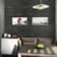 Стена с серебристой плиткой для кухни. Дизайн и ремонт квартиры в ЖК «Ривер Парк» — Брутальный Нью-Йорк. Фото 017