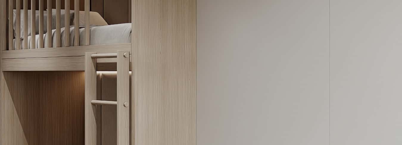 Фотографии квартир. Тёплая гармония. Дизайн и ремонт квартиры 69м2 ЖК Большая семерка в современном стиле. Детская, фото 03.