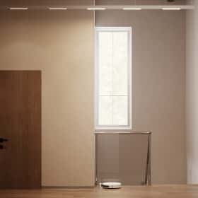 Очарование природы. Дизайн и ремонт загородного дома 116м2 в КП Британика в современном стиле. 2 этаж Лестница и холл