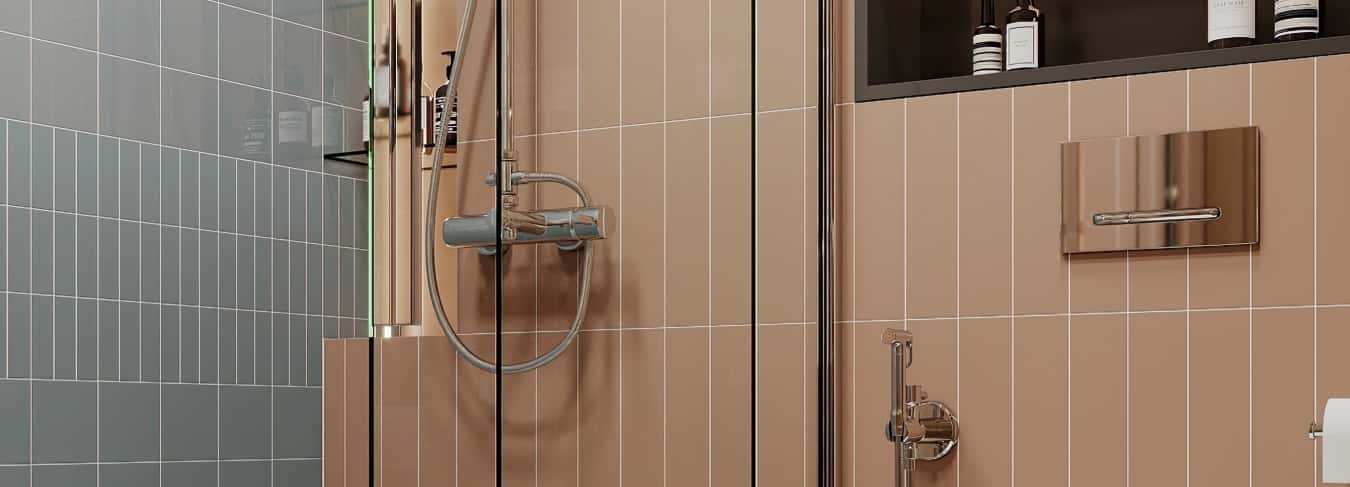 Фотографии квартир. Песня в стиле кантри. Дизайн и ремонт квартиры 53м2 ЖК Вдохновение. Санузел, фото 05.