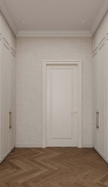 Классика с сердцем. Дизайн и ремонт квартиры 65м2 в ЖК Режиссёр в неоклассическом стиле. Спальня, фото 03