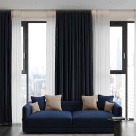 Свет и цвет. Дизайн и ремонт квартиры 105м2 в ЖК Will Towers в современном стиле