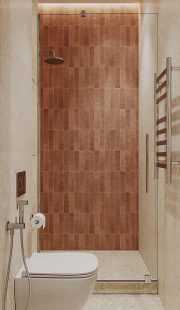 В ожидании чуда. Дизайн и ремонт квартиры 84м2 ЖК Shagal в современном стиле. Гостевой санузел, фото 02