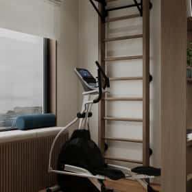 Объятия моря. Дизайн и ремонт квартиры 91м2 ЖК Событие в современном эко-стиле. Кабинет, фото 04