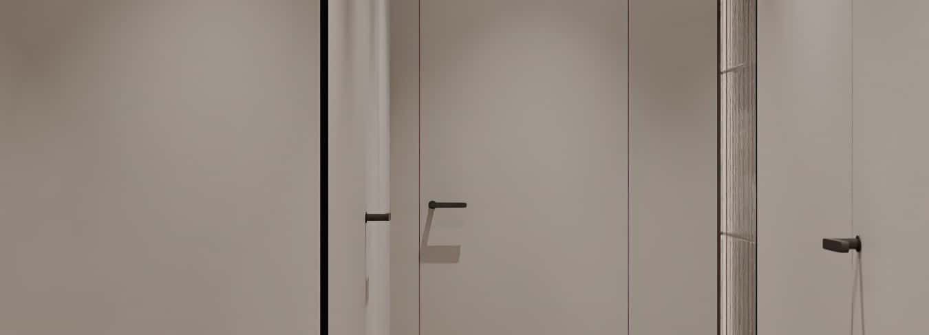 Фотографии квартир. Тёплая гармония. Дизайн и ремонт квартиры 69м2 ЖК Большая семерка в современном стиле. Прихожая и коридор, фото 03.