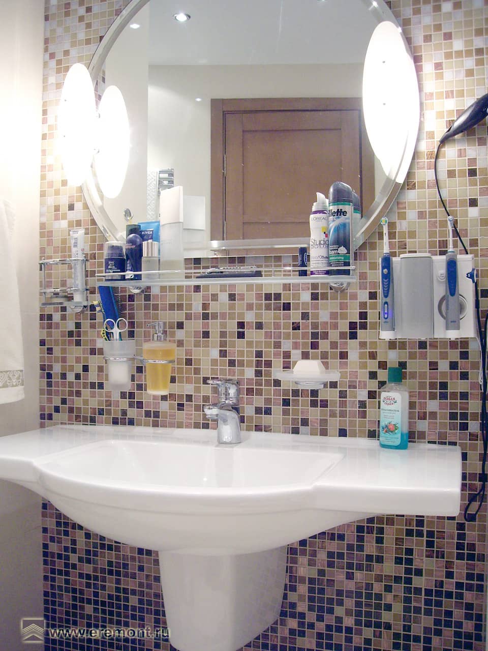 Дизайн интерьера ванной в квартире Теплый стан