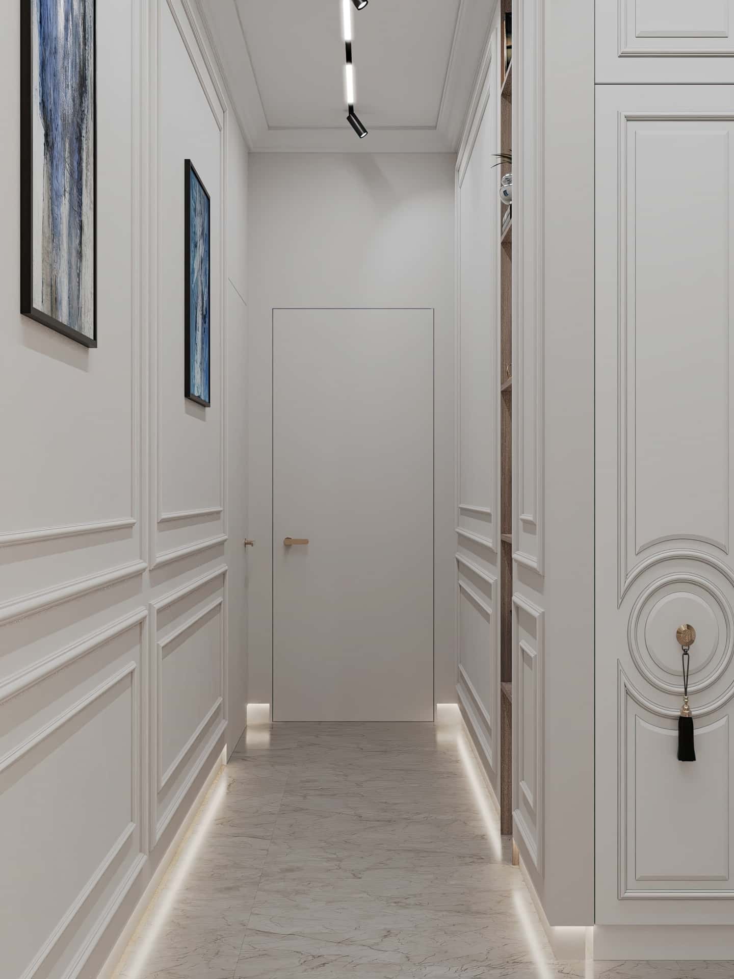 Дизайн и ремонт квартиры в ЖК Вереск — Удобство со вкусом, 88 м2. Прихожая и коридор, фото 5