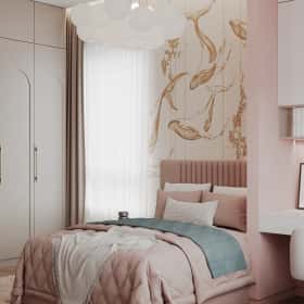 Удобство со вкусом. Дизайн и ремонт квартиры 88м2 ЖК Вереск в современной классике. Детская, фото 01