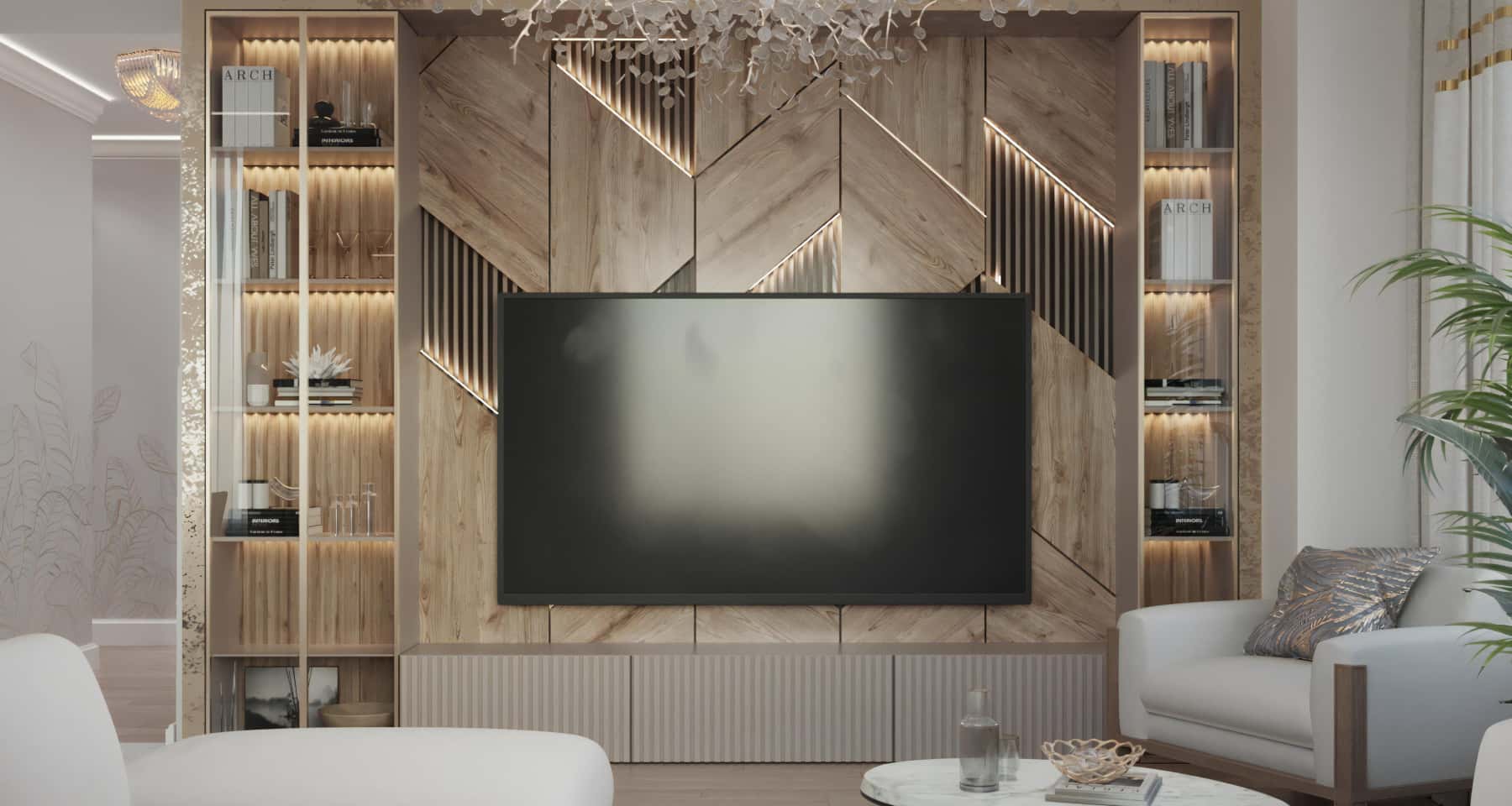 Фото интерьера гостиной в квартире