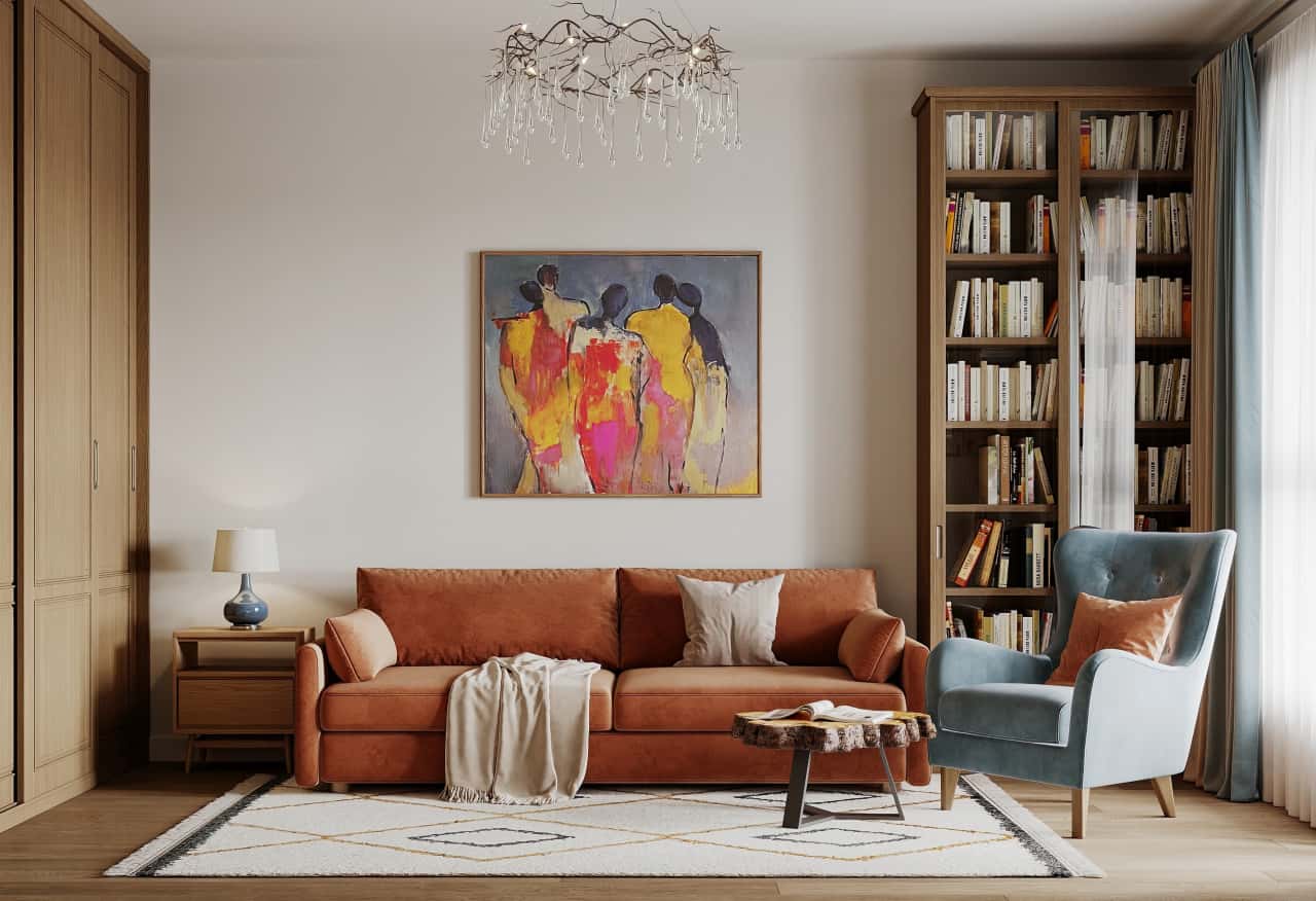 Дизайн и ремонт квартиры в ЖК Вдохновение — Песня в стиле кантри