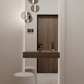 Цвета природы. Дизайн и ремонт квартиры 110м2 в ЖК Wow в современном стиле. Прихожая