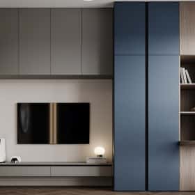 Цвета природы. Дизайн и ремонт квартиры 110м2 в ЖК Wow в современном стиле. Спальня старшего сына