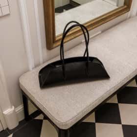 Американская классика. Дизайн и ремонт квартиры 119м2 ЖК Диалог в американском классическом стиле. Прихожая и холл, фото 09