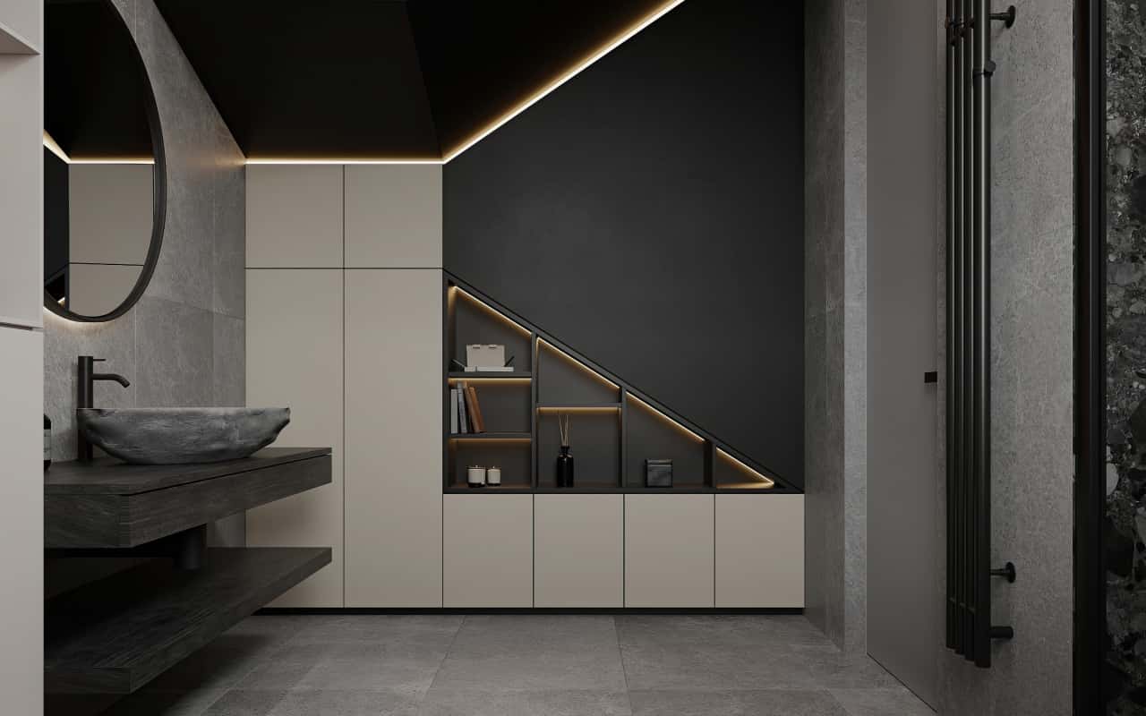 Дизайн и ремонт квартиры в КП Бристоль — Изысканный монохром