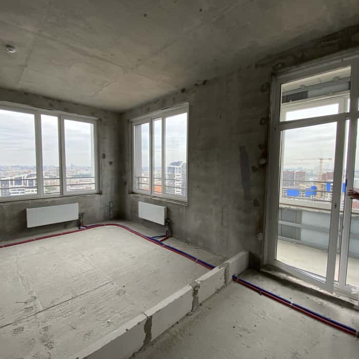 Дизайн и ремонт квартиры 88 м² в ЖК «Символ». Приемка от застройщика и подготовительные работы.