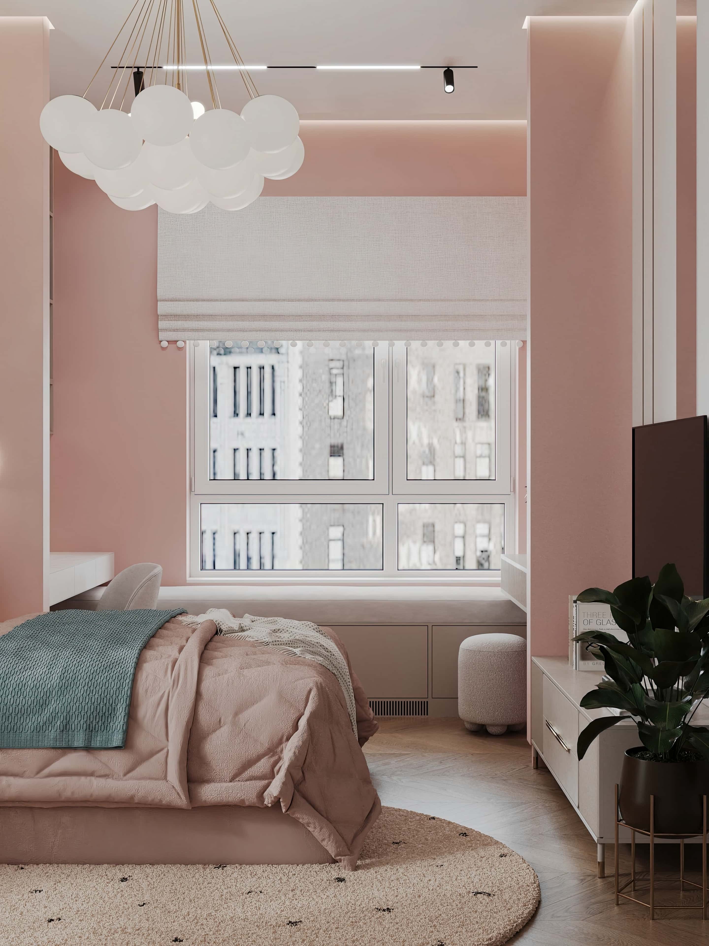 Оформление интерьера детской. Фото № 81184.