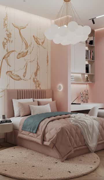 Удобство со вкусом. Дизайн и ремонт квартиры 88м2 ЖК Вереск в современной классике. Детская