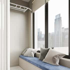 Сочный синий. Дизайн и ремонт квартиры 83м2 в ЖК Большая семерка в современном стиле. Лоджия