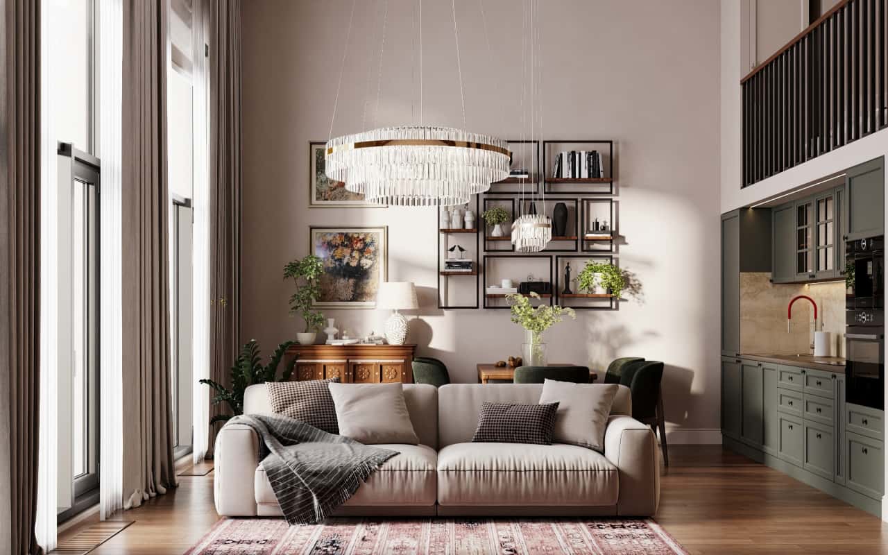 Дизайн и ремонт квартиры в ЖК Джаз — Квартира с мезонином