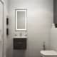 Зеркало с подсветкой для ванной комнаты. Дизайн и ремонт квартиры в ЖК «Наследие» — Геометрия уюта. Фото 025