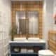 Фото аппликации мопсов на плитках отлично подходят под интерьер ванной комнаты. Дизайн и ремонт квартиры в ЖК «Испанские кварталы» — Семейные драгоценности. Фото 036
