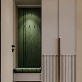 Фотографии прихожих. Современная роскошь. Дизайн и ремонт квартиры 111м2 ЖК Павелецкая сити в современном стиле. Прихожая и коридор.