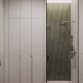 Скандинавский акцент. Дизайн и ремонт квартиры 95м2 ЖК Садовые кварталы в современном стиле. Гостевой санузел