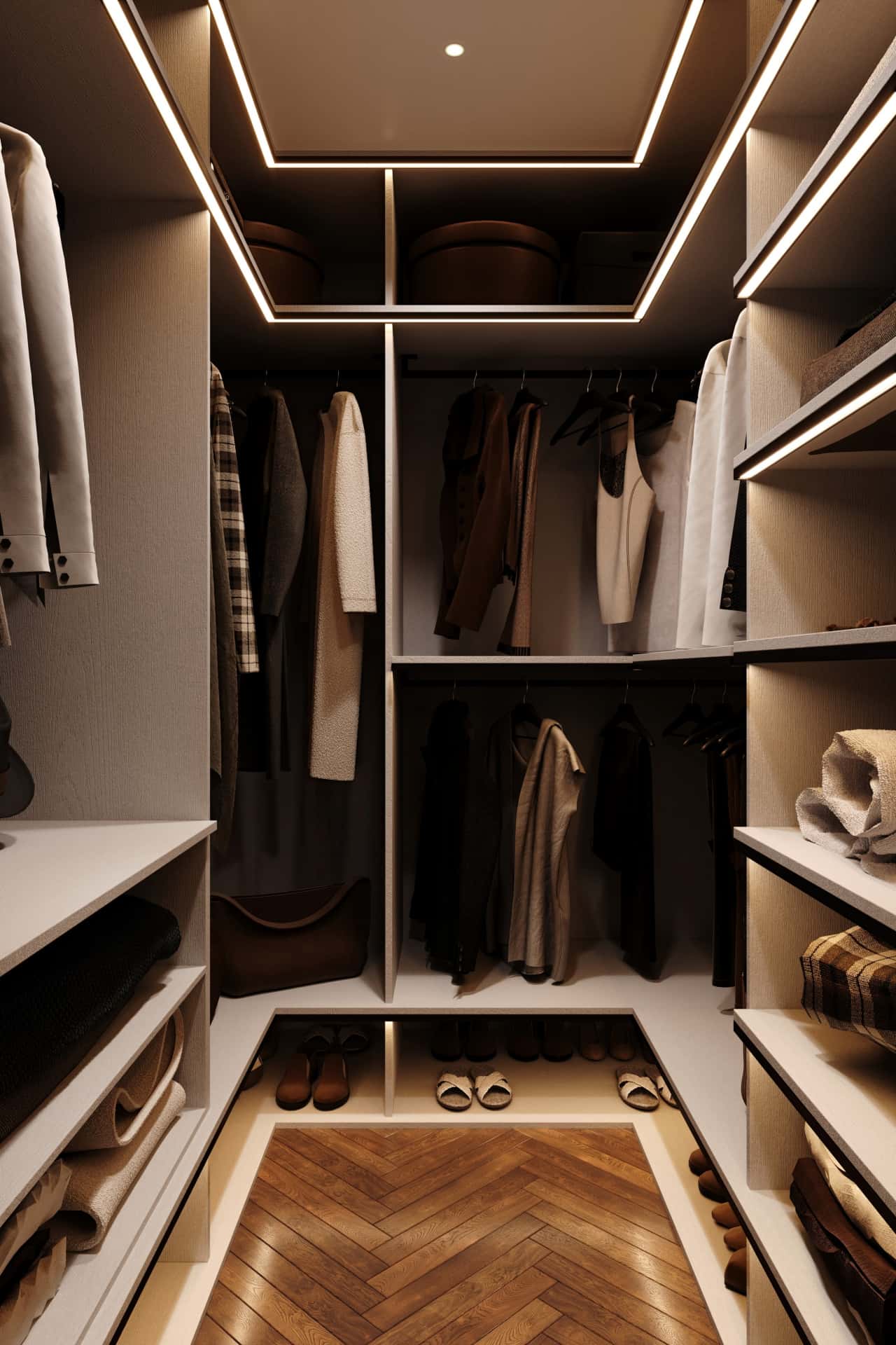 Дизайн и ремонт квартиры в ЖК Врубеля 4 — Дух Монмартра, 101 м2. Гардеробная, фото 6