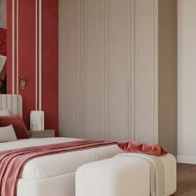 Алгоритм комфорта. Дизайн и ремонт квартиры 64м2 ЖК Дом Достижение в неоклассике. Спальня, фото 03