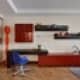 Ярко оранжевый тюль отлично вписывается в концепцию комнаты. Дизайн и ремонт квартиры в ЖК «Воронцово» — Уроки музыки. Фото 035