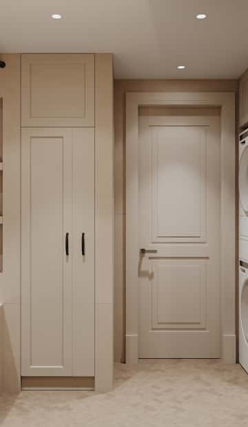 Квартира с мезонином. Дизайн и ремонт квартиры 89м2 ЖК Джаз в современном. Ванная, фото 04