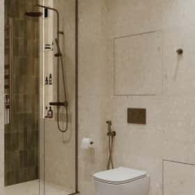 В ожидании чуда. Дизайн и ремонт квартиры 84м2 ЖК Shagal в современном стиле. Мастер-санузел, фото 01