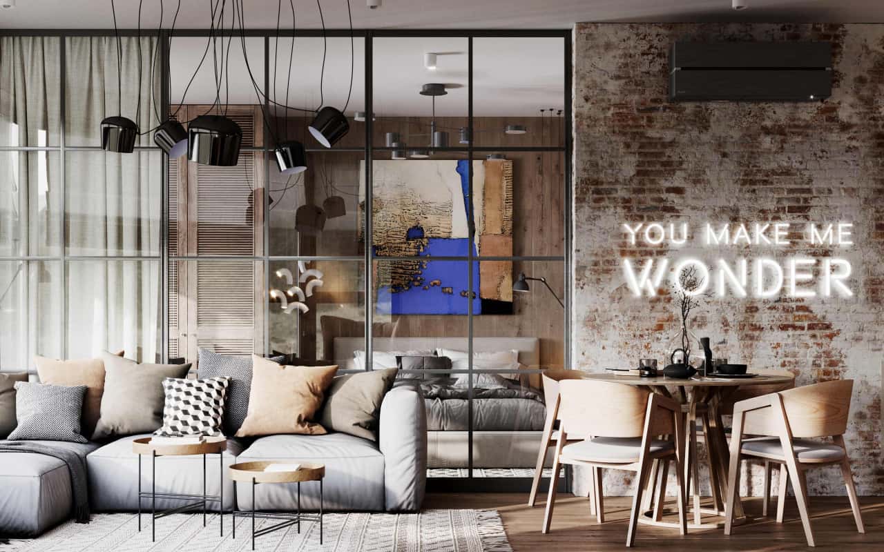 Дизайн и ремонт квартиры в ЖК «Белый Парк» — Уютный лофт